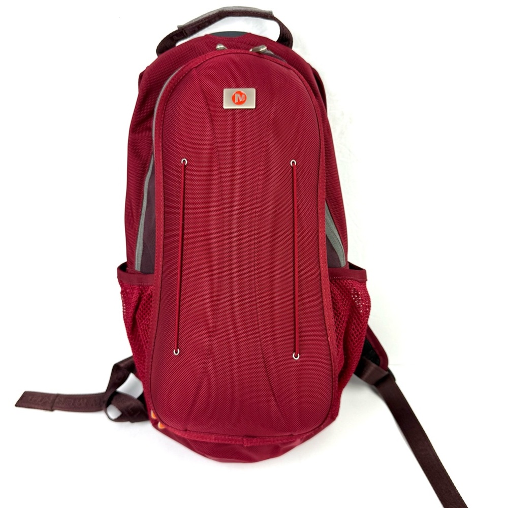 Merrell Backpack Dark Red‎ Canvas Hard Shell Hiking Medium Unisex Outdoor